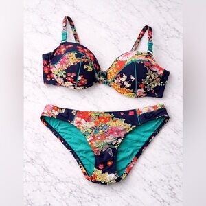 Nanette Lepore Boho Floral Bikini Set - Medium